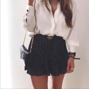 Zara Small polka dot skirt